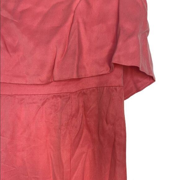 Lovers + Friends Anzen Strawberry Ice Strapless Front Slit Dress Gown - Picture 7 of 10